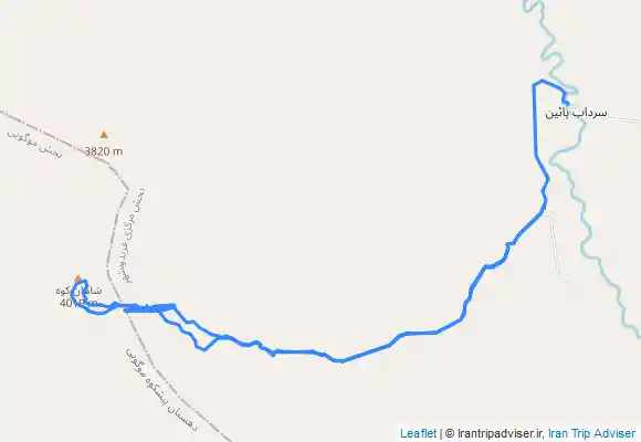 ترک جی پی اس صعود به قله شاهان بام استان اصفهان