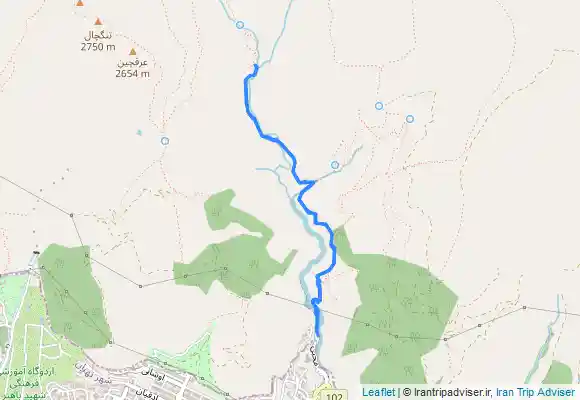 ترک جی پی اس دارآباد تا آبشار چال مگس