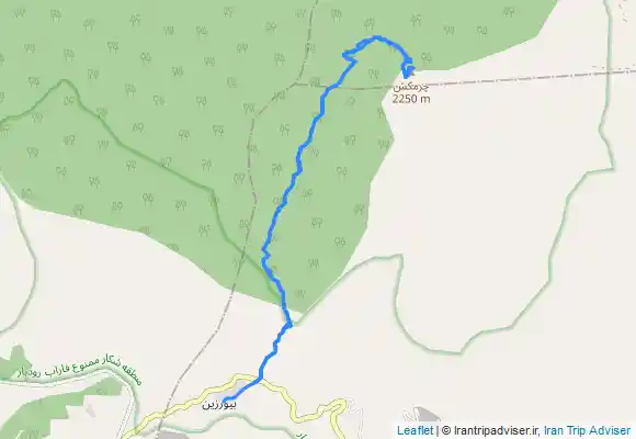 ترک جی پی اس قله چرمکش