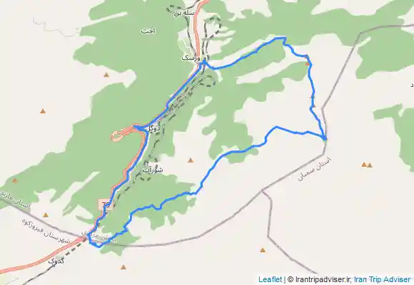 ترک جی پی اس ورسک قله سرخنی قله اتابک گوسفند سرای قله قدمگاه گردنه گدوک ورسک