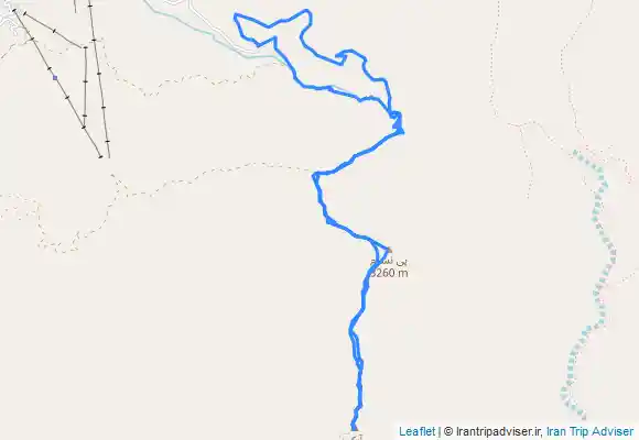 ترک جی پی اس قله پینستوم و قله آبک از شمشک