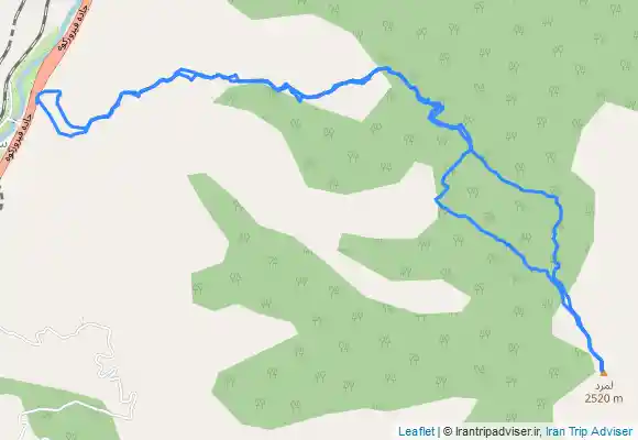 ترک جی پی اس قله سرکوه از سرخ اباد ،یال قله چکل