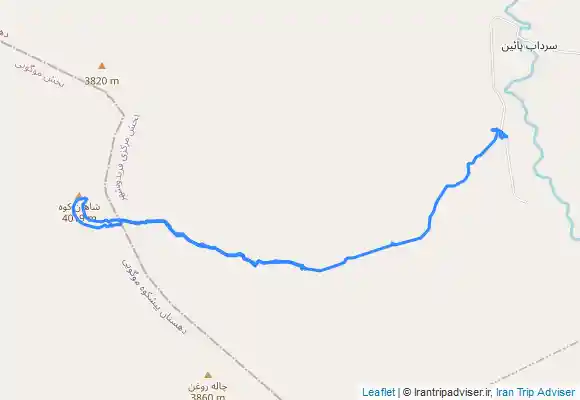 ترک جی پی اس شاه کوه فریدونشهر( ارتفاع ۴۰۴۰)