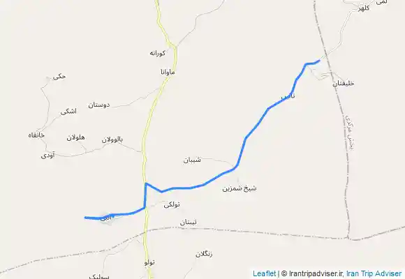 ترک جی پی اس آبشار انبی