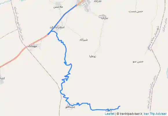 ترک جی پی اس چشمه روستای گرمک آشخانه