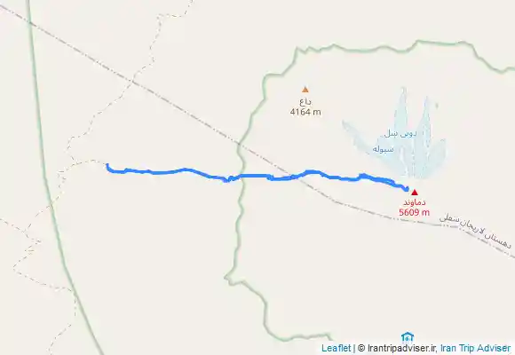 ترک جی پی اس Mount Damavand from west front