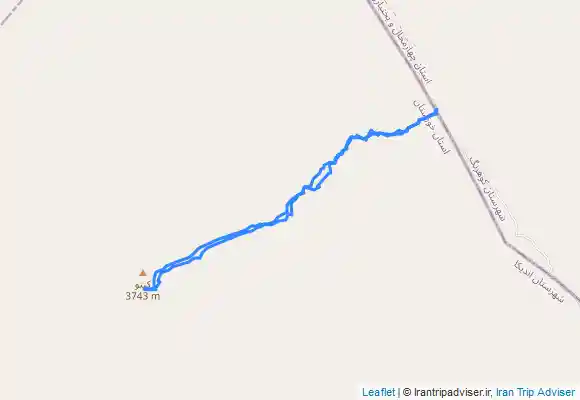 ترک جی پی اس صعود تیمی باشگاه باران شیروان خراسان شمالی به قله کینو بام استان خوزستان