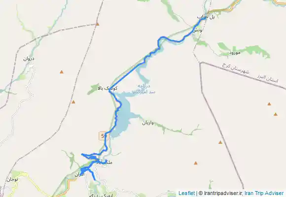 ترک جی پی اس آبشار هفت چشمه