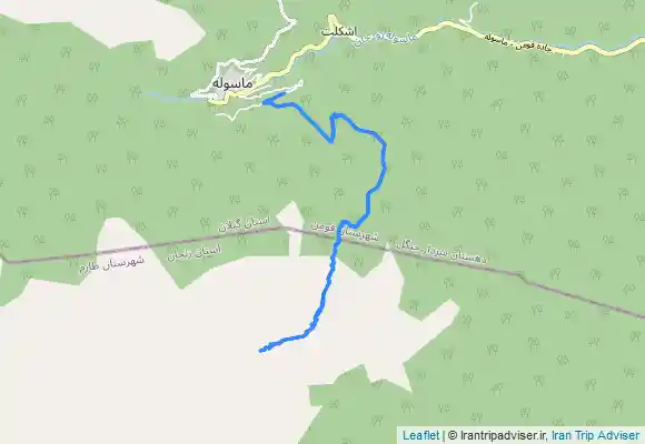 ترک جی پی اس قله کله قندی from Māsūleh