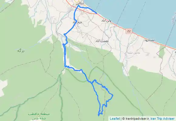 ترک جی پی اس آبگرم فلکده به جاده داکو