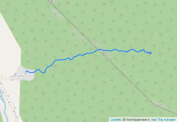 ترک جی پی اس آبشار زرین گل