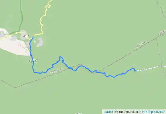 ترک جی پی اس پیمایش گردنه الماس (ورگه‌دره) به آبشار ویسادار (از مسیر روستای چوئه‌ژیه)