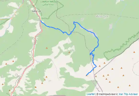 ترک جی پی اس مسیر صعود به قله خروونرو