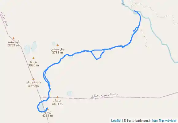 ترک جی پی اس قله کلونچین