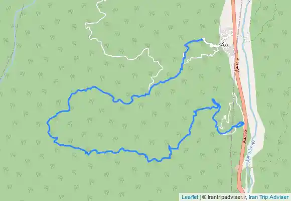 ترک جی پی اس آبشار دئیز . مسیر جنگلی نارنجستان آمل به زرکه