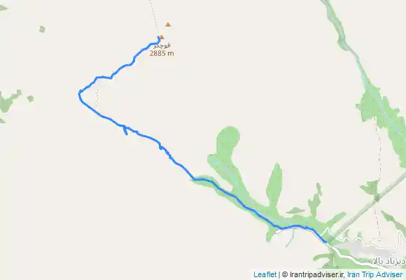 ترک جی پی اس قله قوچگر دیزباد بالا