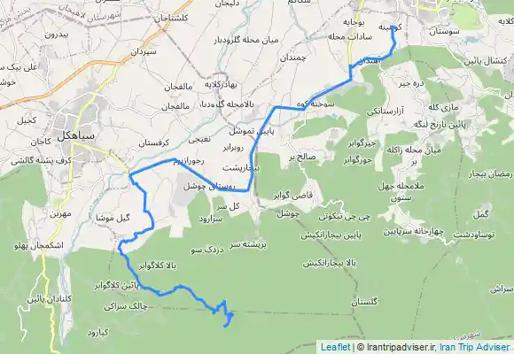 ترک جی پی اس قله کاکوه از مسیر کولاک اور بالا
