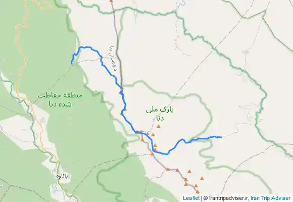 ترک جی پی اس Māndegān - قله کل قدویس - کل شیدا - چال وهلی - Khafr Mosque