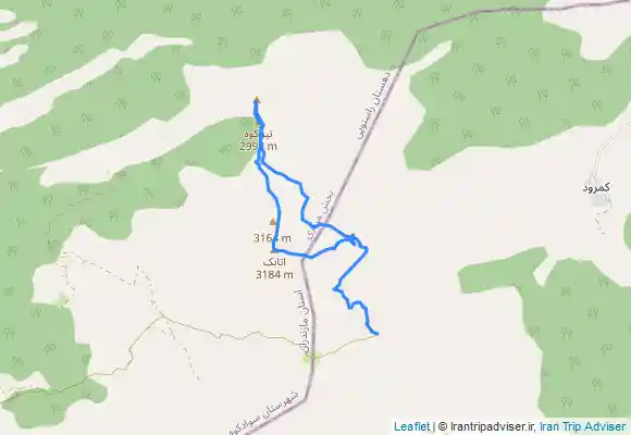 ترک جی پی اس اتابک تیزکوه سرخنی