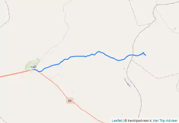 ترک جی پی اس بلوردتا آبشار پیرحلوایی مسیر جدید