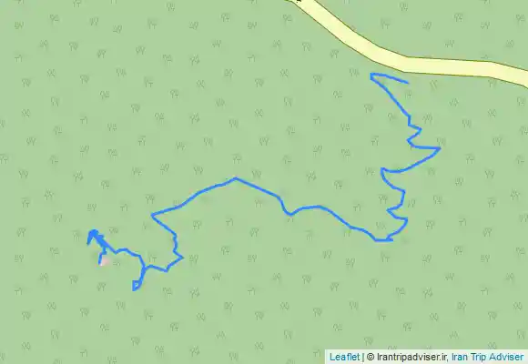 ترک جی پی اس به سمت ابشار