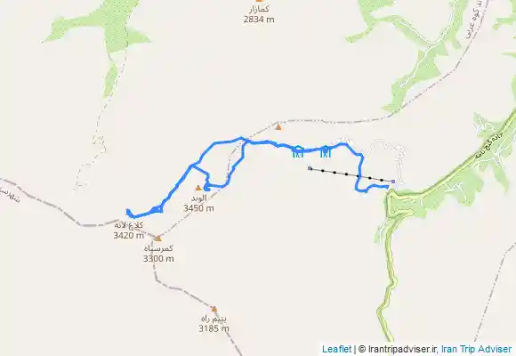 ترک جی پی اس الوند و کلاغ لانه