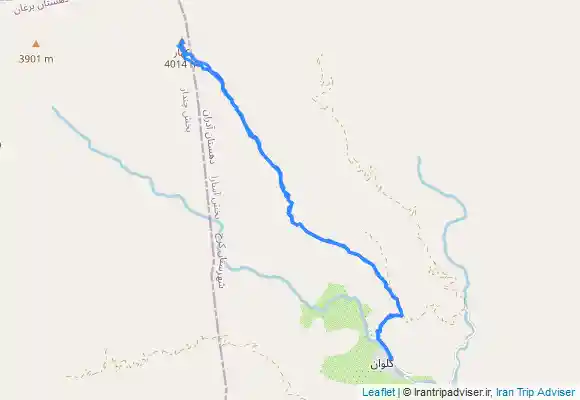 ترک جی پی اس صعود ب قله کهار