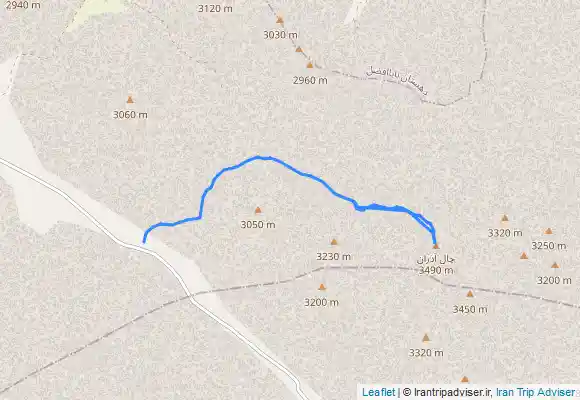 ترک جی پی اس قله چال آذران