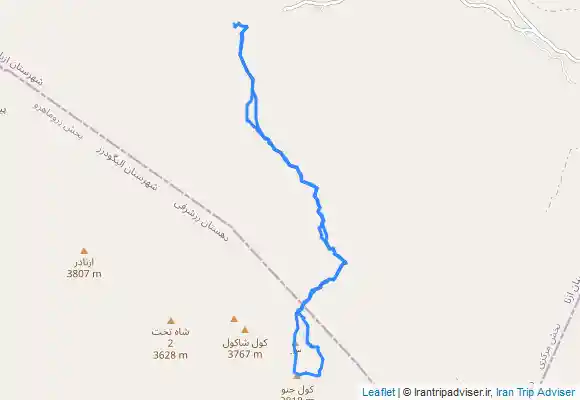 ترک جی پی اس صعود به قله کل جینو