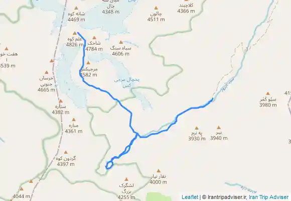 ترک جی پی اس علم کوه