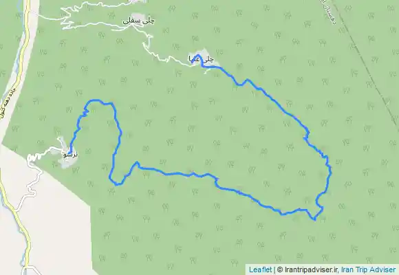 ترک جی پی اس قله زرجو - روستای نرسو به روستای بالاچلی