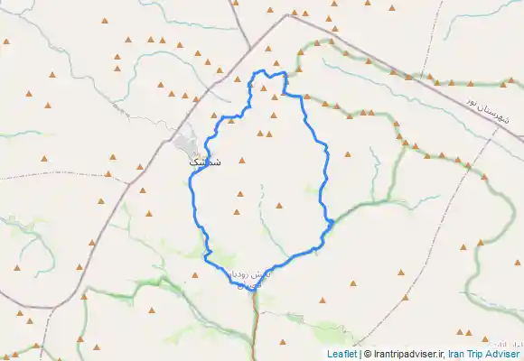 ترک جی پی اس Kholeno Lake, Shemshak