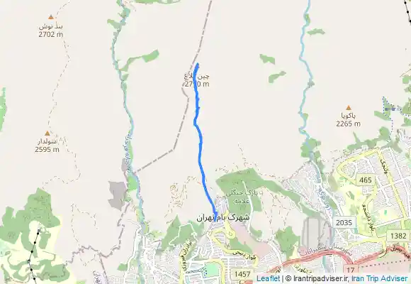 ترک جی پی اس چشمه بیدستان