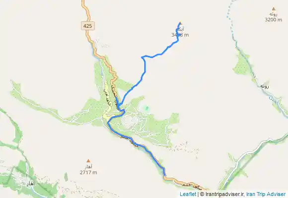 ترک جی پی اس قله آبک