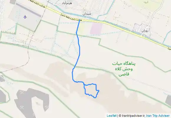 ترک جی پی اس قله هفت پلنگ شیدان