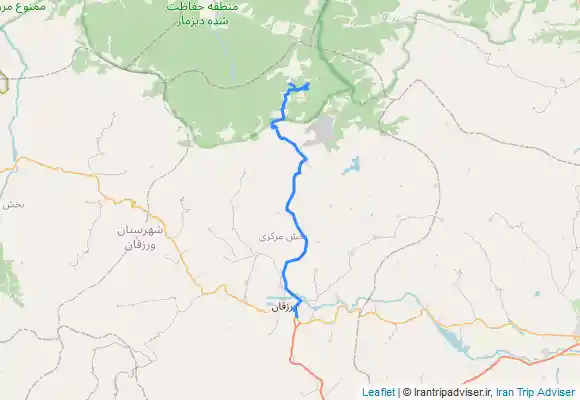 ترک جی پی اس آقچه قلعه و منطقه سبز روستای کلم از خویینه رود ورزقان