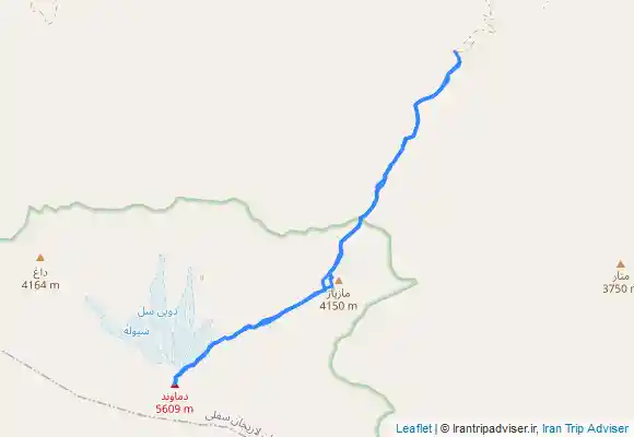 ترک جی پی اس جبهه شمال شرقی دماوند - Damavand North East