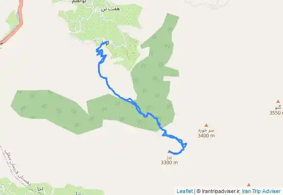 ترک جی پی اس قله برز