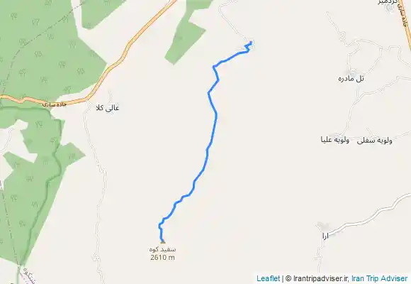 ترک جی پی اس Kalkenār - قله سفید کوه