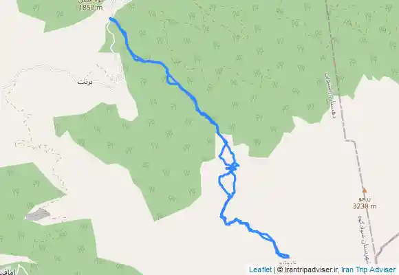 ترک جی پی اس Kharonaro Peak from Varpey قله خرونرو به ارتفاع 3620متر