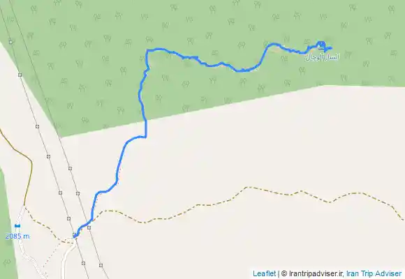 ترک جی پی اس Abr Forest - Alochal Waterfall