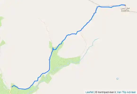 ترک جی پی اس قله فیل زمین از لواسان بزرگ