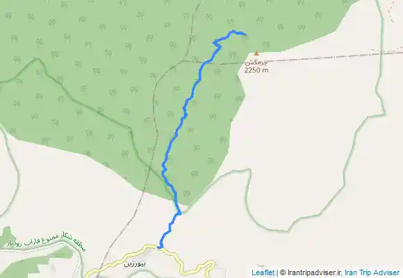 ترک جی پی اس قله چرمکش