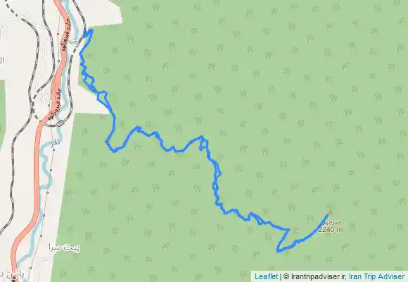 ترک جی پی اس قله سرخیل سوادکوه از اسدآباد