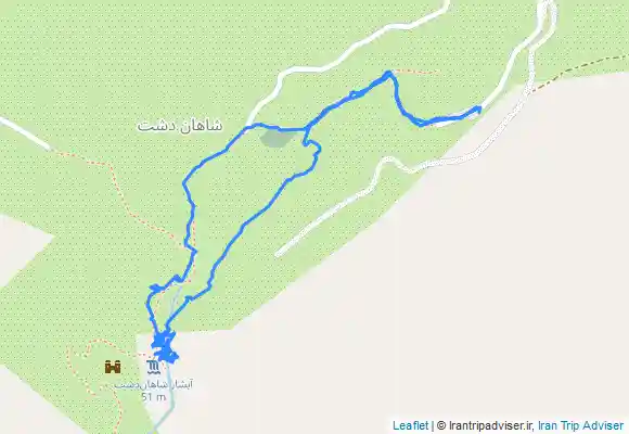 ترک جی پی اس آبشار شاهاندشت