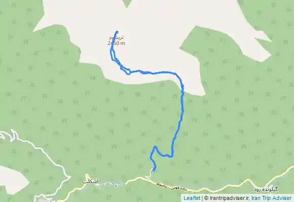 ترک جی پی اس قله تریشوم ماسوله (پائیز)