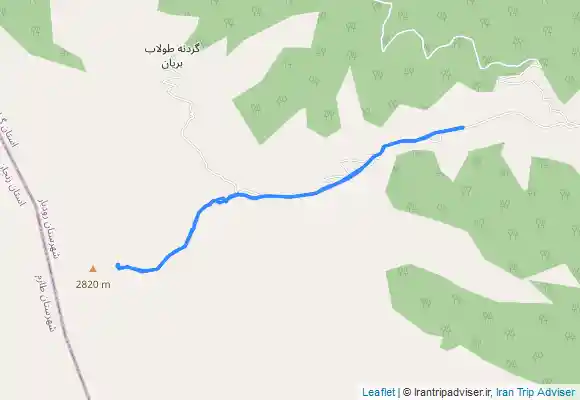 ترک جی پی اس قله پشته کوه