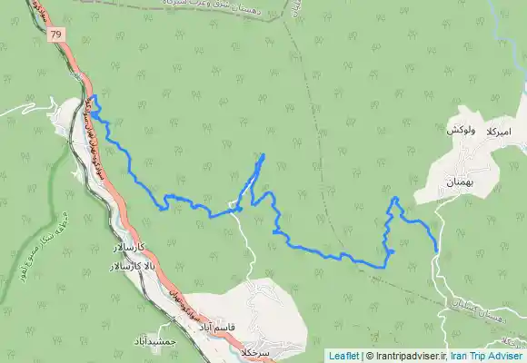 ترک جی پی اس مسیر زیراب بهمنان به جوارم