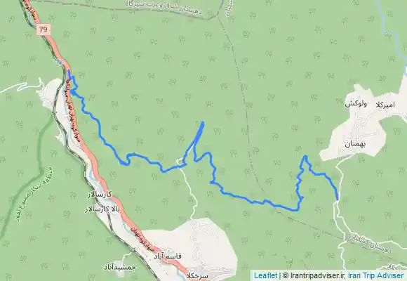 ترک جی پی اس پیمایش جنگل بهمنان به جوارم