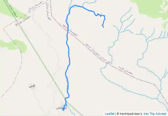 ترک جی پی اس مسیر برگشت قله کمر یخدان